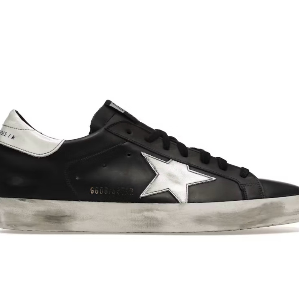Golden Goose Black and White Sneakers